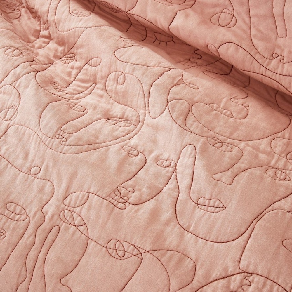 BNWT💗 2x ADAIRS Home Republic Quilted European Pillowcase Cushion Cover - Picture 2 of 3